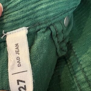 Green Dad Jeans